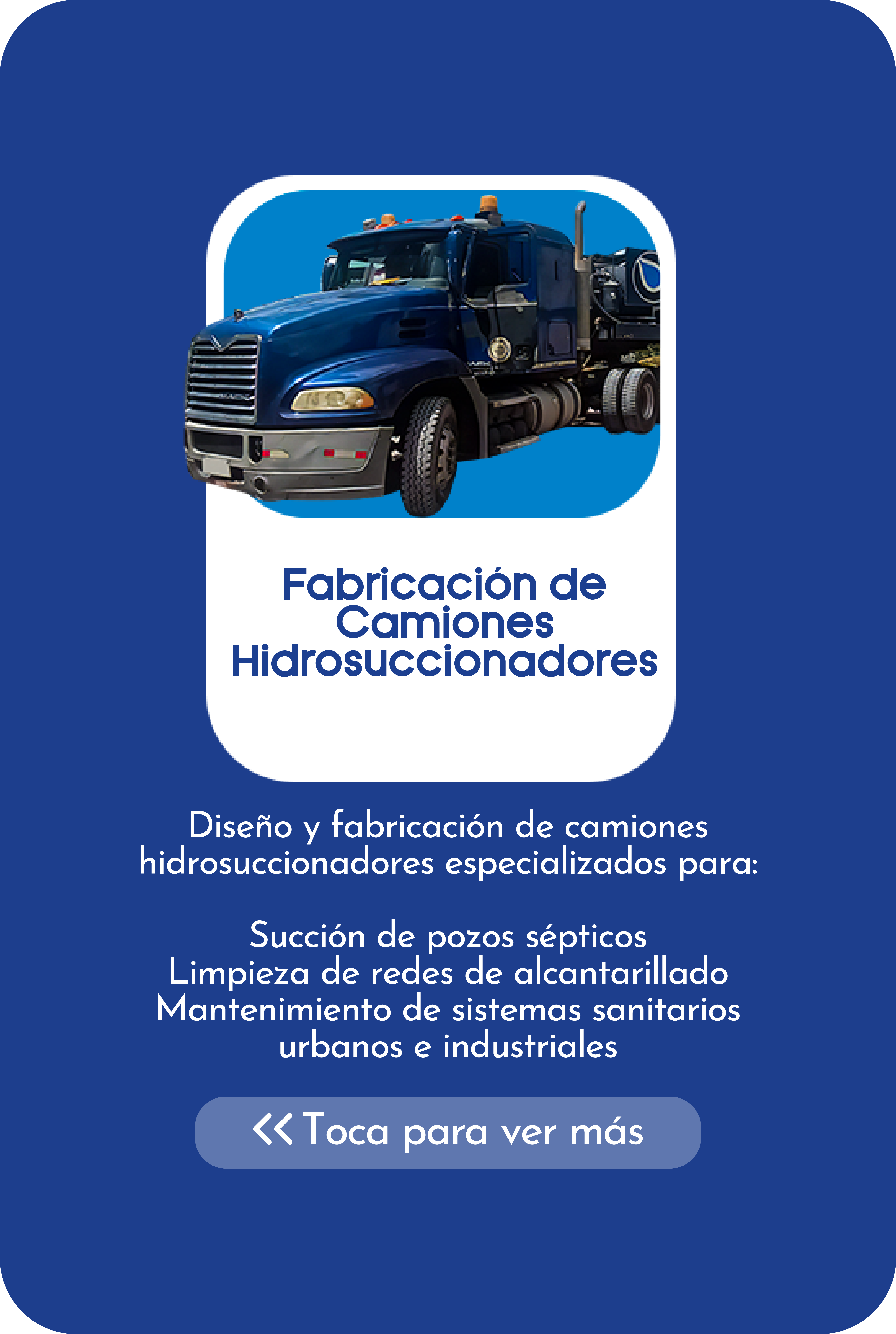 Fabricación de Camiones Hidrosuccionadores